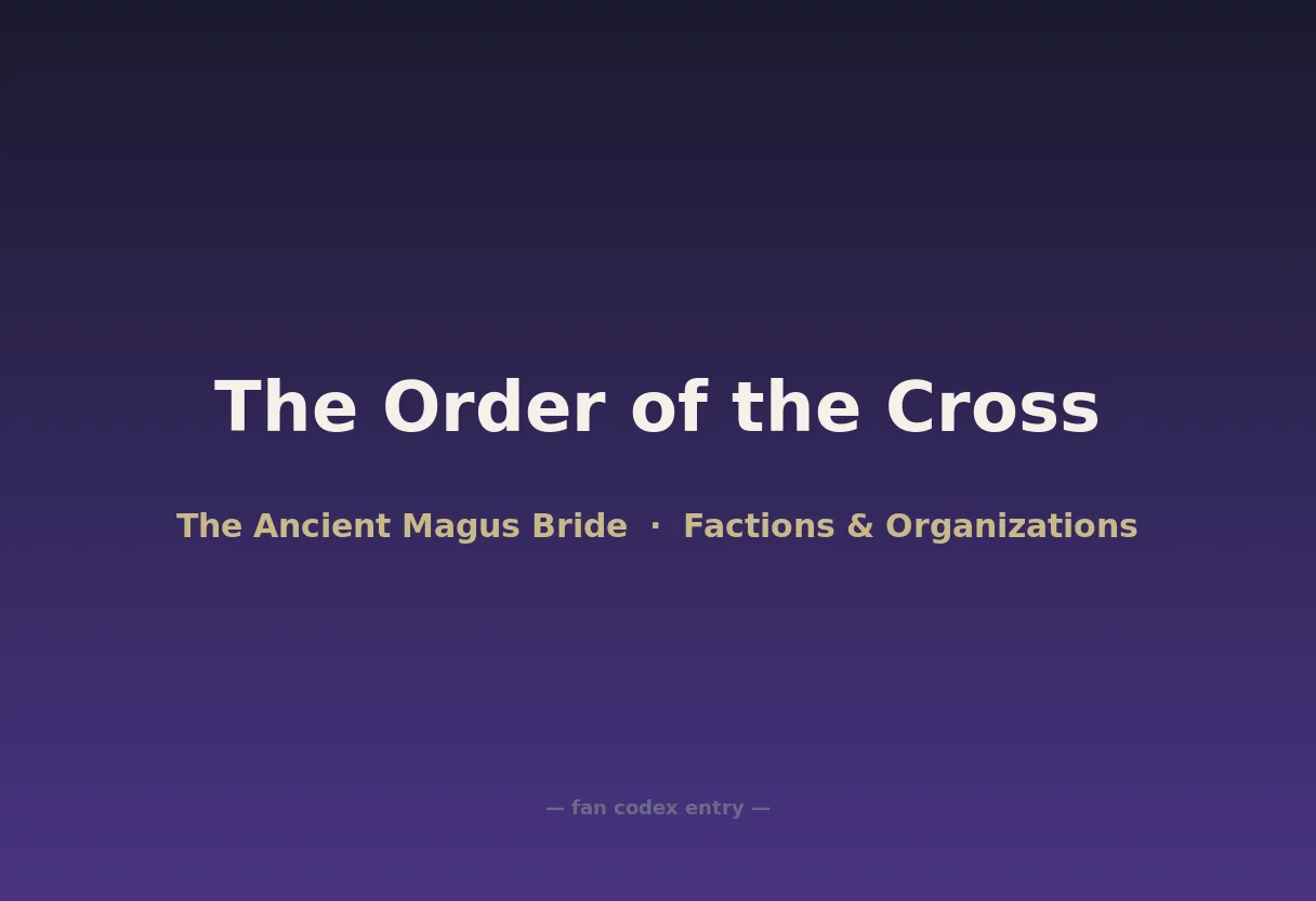 The Order of the Cross