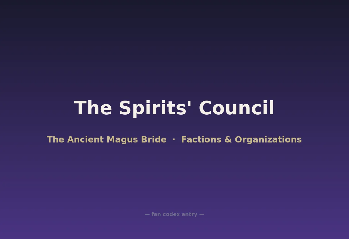 The Spirits' Council